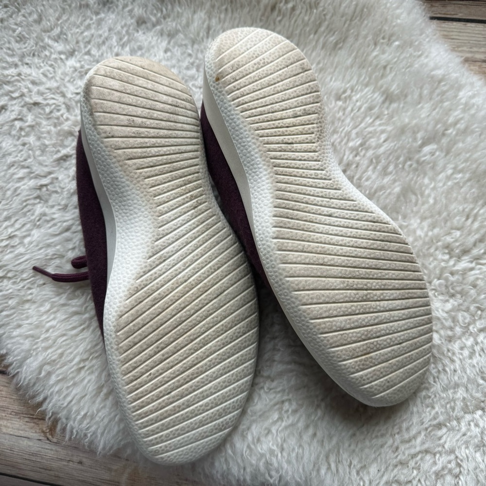 Allbirds Women’s Merino Wool Running Shoe in Berry Purple - Picture 9 of 12